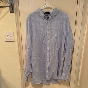 Nordstrom Casual Light Blue Button-Down Shirt